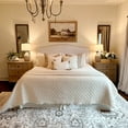 thumbnail image 2 of My Texas House Penelope Adult 2-Piece Taupe Quilt Bedding Sets, Twin, 2 of 9