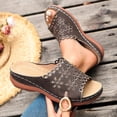 thumbnail image 2 of Wensltd Women's Walking Sandals Wide Width Round Toe Open Toe Sandals Lightweight Comfortable Outdoor Sandals, 2 of 9