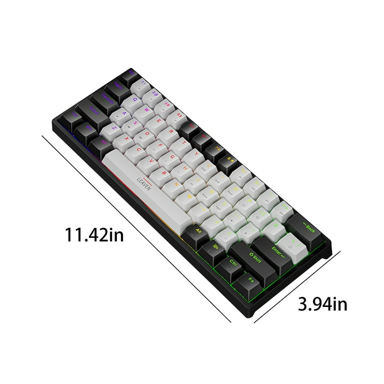 solacol Gaming Keyboard Mechanical 60 Percent Wired 60