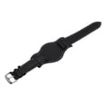 thumbnail image 2 of Correa de cuero suave y ligera perfecl para reloj Ancho negro 18 cm, 2 of 8