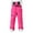 Hot Pink, variant on Men Ski Pants Snowboard Baggy Snow Pants Insulated Waterproof Windproof Snow Bibs Overall with Mulit Pocket