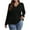 Black, variant on Lenpel Plus Size Tops for Women Long Sleeve V Neck Ribbed Knit Pullover Tunic Tops Lightweight Fall Sweaters