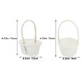 thumbnail image 2 of Phenofice 4 Pcs Mini Panier en Plastique Imitation Rotin pour Enfants pour Usage Extérieur, 2 of 8