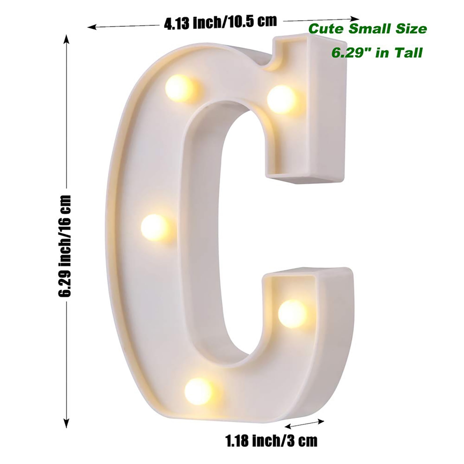 Creative Alphabet Letter LED Crystal Wall Light WL261 – Cheerhuzz