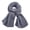 Grey, variant on Winter Scarfs for Women Men Neck Warmer Stretch Chunky Thick Warm Scarves Outdoor Warm Soft Knitted Scarf Gray
