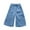 #03Blue, variant on ZKIRBJV Girls Shorts Size 10-12 Summer Sports Solid Color Long Shorts Girl Cute Elastic Jeans Shorts with Pocket Light Blue 3-4 Years
