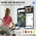 thumbnail image 3 of Pooboo Bluetooth Magnetic Exercise Bike Indoor Cycling Bike Stationary Bikes 40lbs Flywheel 350lbs, 3 of 9