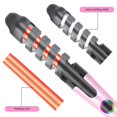 thumbnail image 6 of EXLEAF 2026 New Rotating Curling Iron 1 Inch-Automatic Curling Wand for Beach Waves, Professional Tourmaline Ceramic Auto Curler with 3 Million Negative Ions&30S Heat-Up for Medium/Long Hair, Pink, 6 of 6