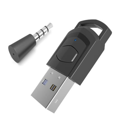 NATEFEMIN Audio and Controller Adapter for PC PS4 Bluetooth 5.0 Low Latency Compact and Portable 10m Range Plug and Play