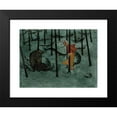 thumbnail image 2 of Hugo Simberg 18x15 Black Modern Framed Museum Art Print Titled - Fear in the Woods (1896), 2 of 5