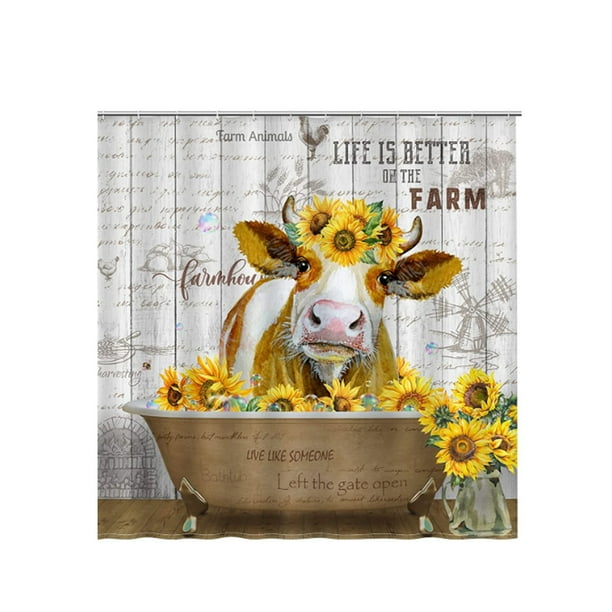 Farmhouse Shower Curtain