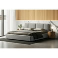 thumbnail image 6 of Omax Decor Venice Upholstered Platform King Bed in Gray Boucle Fabric, 6 of 6