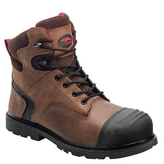FSI Nautilus Avenger Mens 8-inch Brown Composite Toe Work Boots A7542