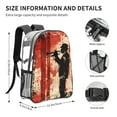 thumbnail image 4 of Gaeub Silhouette Trumpet Red Art Print Clear Backpack ,Clear Transparent Backpack, PVC Bag with Side Pockets,for Concert, Beach, Work, Travel & Sporting, 4 of 7