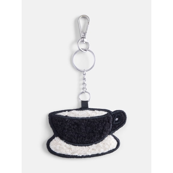 Free Assembly Women's Teacup Bag Charm, Black