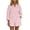 Pink 2 piece sets for women, variant on justHIGH Womens 2 Piece Outfits Striped Long Sleeve Button Down Collared Blouse Shirt Matching Shorts Sets for Spring Summer Blue,XL