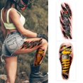 thumbnail image 4 of Tatuaje temporal ROARHOWL, diseño realista de tatuajes falsos (5), 4 of 6