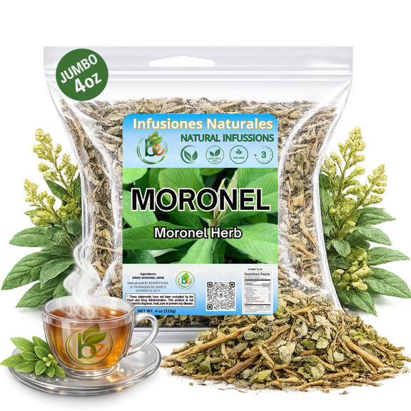 Moronel TEA (Planta De La Vida) - Net WT 114gr (4oz) Crafted by Nature100% All Natural, Non-GMO, Gluten-Free. MORONEL HOJA TE