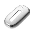 thumbnail image 1 of Unique Bargains TPU Key Fob Cover Case for Jeep Grand Cherokee 14-21 Key Fob Shell Protector Keyless Remote Smart Key Holder Silver Tone, 1 of 7