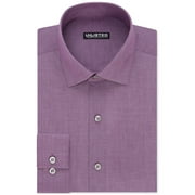Kenneth Cole NEW Purple Mens Size 16 1/2 Slim Fit Chambray Dress Shirt