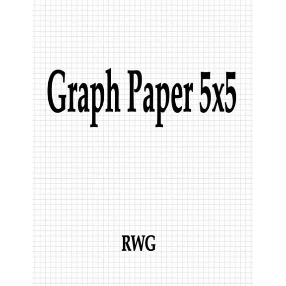 Graph Paper 5x5: 150 Pages 8.5" X 11", (Paperback)
