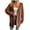 Coffee2, variant on Jalioing Fall Winter Cardigan for Women Casual Open Front Knit Coat Loose Long Sleeve Sweater Outwear