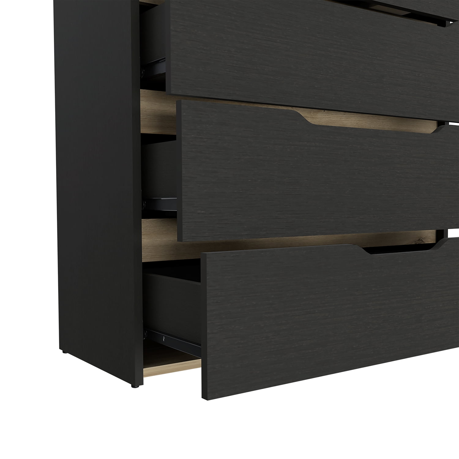 Kadyn Nursery Dresser, Four Legs, Four Drawers, One Double Drawer, Chest of Drawers for Living Room, White Storage Cabinet Kadyn Nursery Dresser, Four Legs, Four Drawers, One Double Drawer, Chest of Drawers for Living Room, White Storage Cabinet