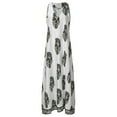 thumbnail image 4 of Robe d'Été Sans Manches Décontractée Col en V Boho Florale pour Femmes Grande Taille, 4 of 6