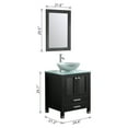 thumbnail image 7 of Wonline 24" Wood Bathroom Cabinet Single Vanity Glass Vessel Sink w/Mirror & Countertop, 7 of 7
