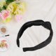 thumbnail image 5 of diadema anudada de paja, diadema de moda para mujer antideslizante, color negro, 5 of 7