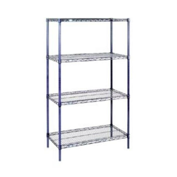 Nexel Industries 21546Z 21 x 54 x 63 Po Unité d'Étagère de Démarrage de Galvanoplastie&44; Poly-Z-Brite