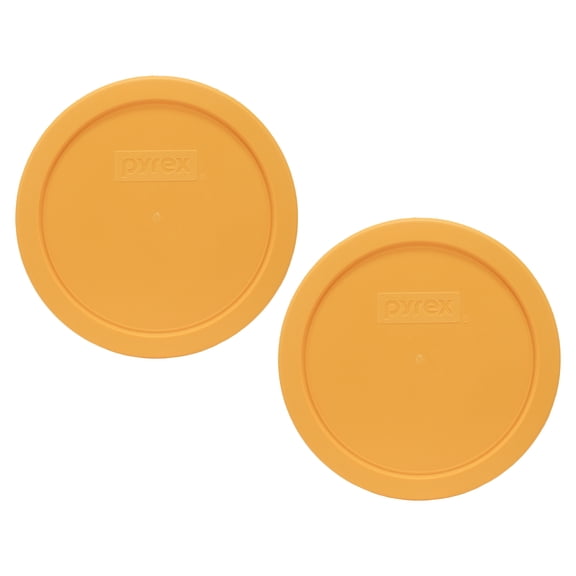 Pyrex 7401-PC 3 Cup Lemon Drop Yellow Lid (2-Packs)