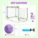 thumbnail image 2 of Juego de porterías de fútbol de juguete para niños pequeños VangeBow con pelota de unicornio de felpa, 2 of 9