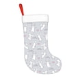 thumbnail image 2 of Salouo Fun Rabbit Print Christmas Stockings,Large Xmas Stocking Set of 1 Holiday and Farmhouse Stocking for Christmas Holiday Party Decoration(17.7*11 Inch), 2 of 7
