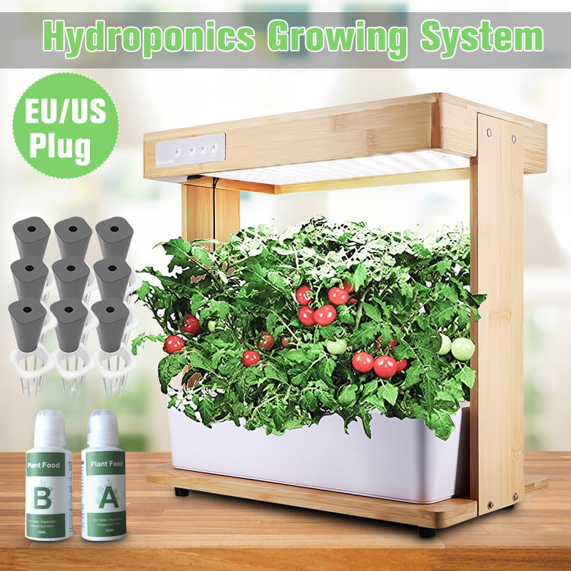 Ecoo Grower Igs 05 Hydroponics Growing System Indoor Herb Garden Starter Kit W Led Grow Light Plant Germination Kits 8 Pots For Home Kitchen Gardening Com - Indoor Herb Garden Kit Bed Bath And Beyond