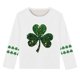 thumbnail image 5 of Blusas y camisas de manga larga con cuello redondo, moda del Día de San Patricio, blusa informal con estampado bonito de manga larga para niños y niñas., 5 of 5