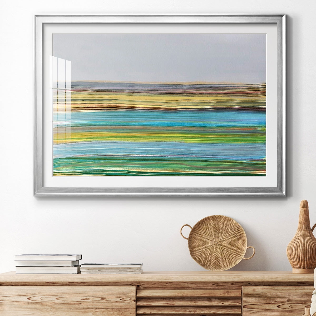Parallel Striae I Premium Framed Print - Ready to Hang