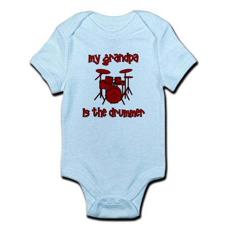 

CafePress - My Grandpa Is The Drummer Infant Bodysuit - Baby Light Bodysuit