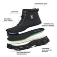thumbnail image 6 of CONIVISON Steel Toe Work Boots for Man & Woman - Kevlar Puncture Proof, Lightweight Breathable Water-Resistant Safety Shoes for Industrial Construction, 6 of 7