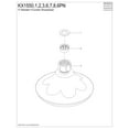 thumbnail image 3 of Kingston Brass KX1557 Vilbosch 5" Round 5-Function ABS Shower Head, Polished Nickel, 3 of 4