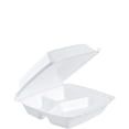 thumbnail image 1 of Recipiente de espuma con bisagras DART 85HT3R Med Perforated 3 Comp, 1 of 8