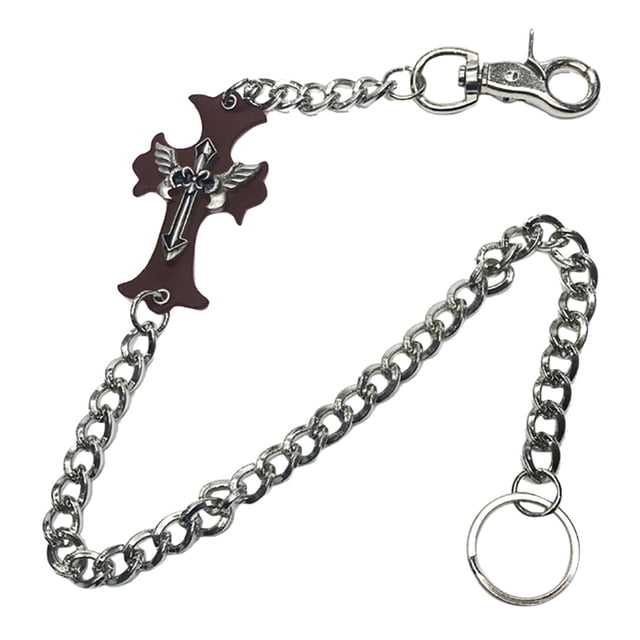Bangcool Pants Chain Creative Punk Vintage Cross Charm Trousers Chain Jean Wallet Chain