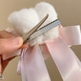 thumbnail image 6 of Eolstice Rabbits Ears With Bow, Easter Hair Clip Decorations, Festive Bunny Ear Accessories for Parties, Costumes, Children's Dress-Up, Holiday Photos, 6 of 6
