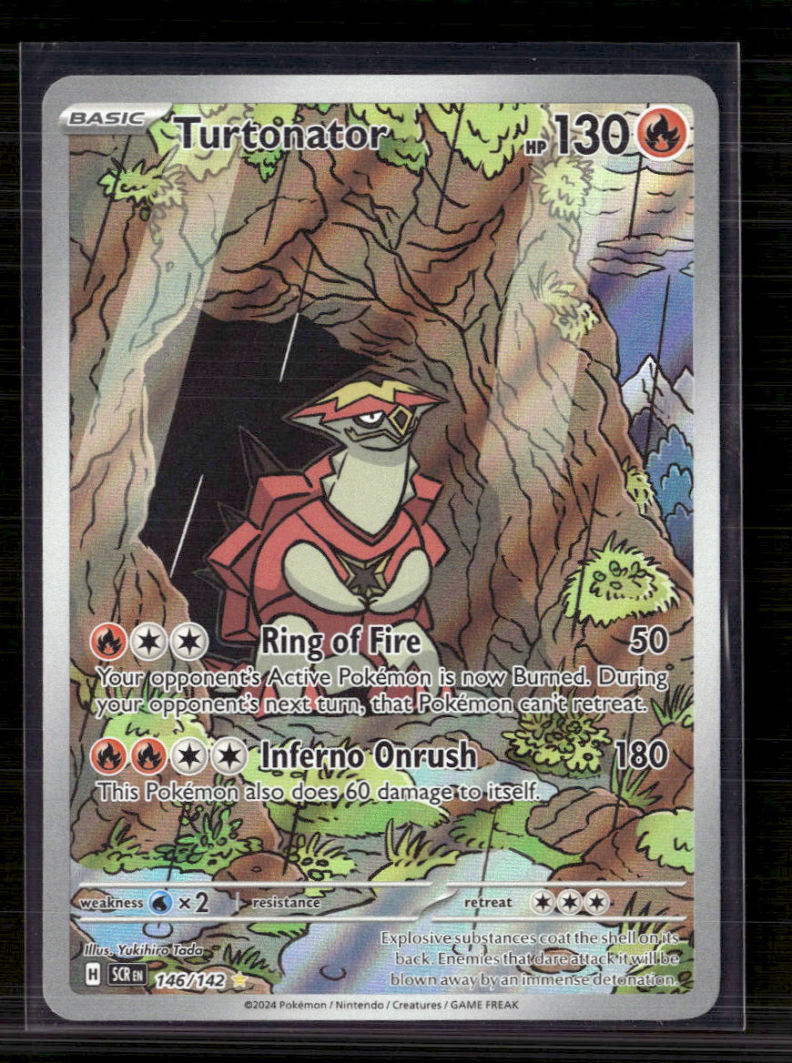 2024 Stellar Crown Turtonator Holo Secret Rare #146/142