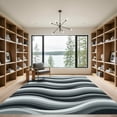 thumbnail image 2 of ODIKA 6'x9' Machine Washable Non-Slip Area Rug, Abstract Gray High Traffic Rug, Gray, 1118157, 2 of 7
