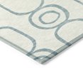 thumbnail image 3 of Addison Rugs Chantille Indoor/Outdoor Transitional Geometric Teal Machine Washable Rectangle Rug, 8' x 10', 3 of 8