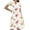 Multicolor-36, variant on Ugoldhm Girls Summer Dresses Tea-Length Pleated A-Line Short Sleeve Crew Neck Casual Dress 4-14 Years