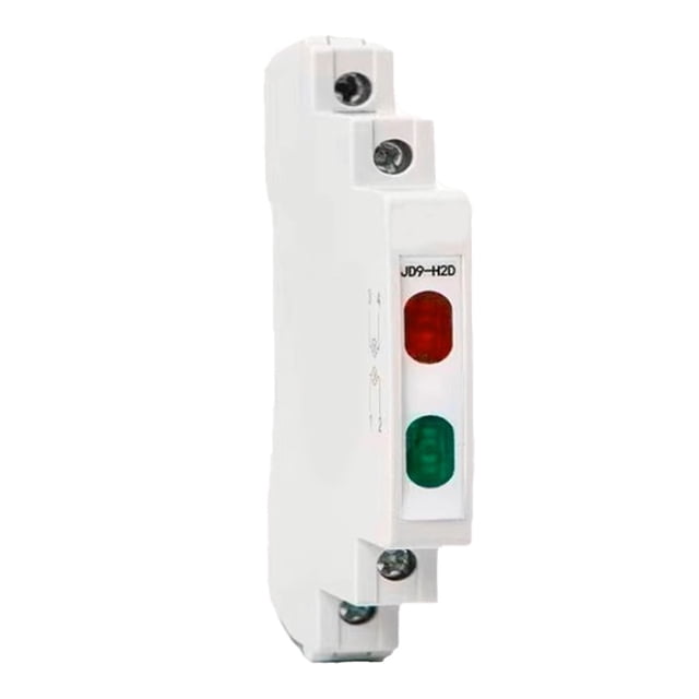 Voyant Indicateur de rail Din JD9, Lumière de signal 230V50Hz, Lampe de Remorquage 60Hz