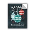 thumbnail image 2 of ArtWall ArtAppealz Michael Mullan's Merry Christmas Ornaments, Removable Wall Art Mural, 2 of 2