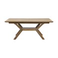 thumbnail image 2 of Pemberly Row Wood Rectangular Extension Kitchen Dining Table in Brown, 2 of 7